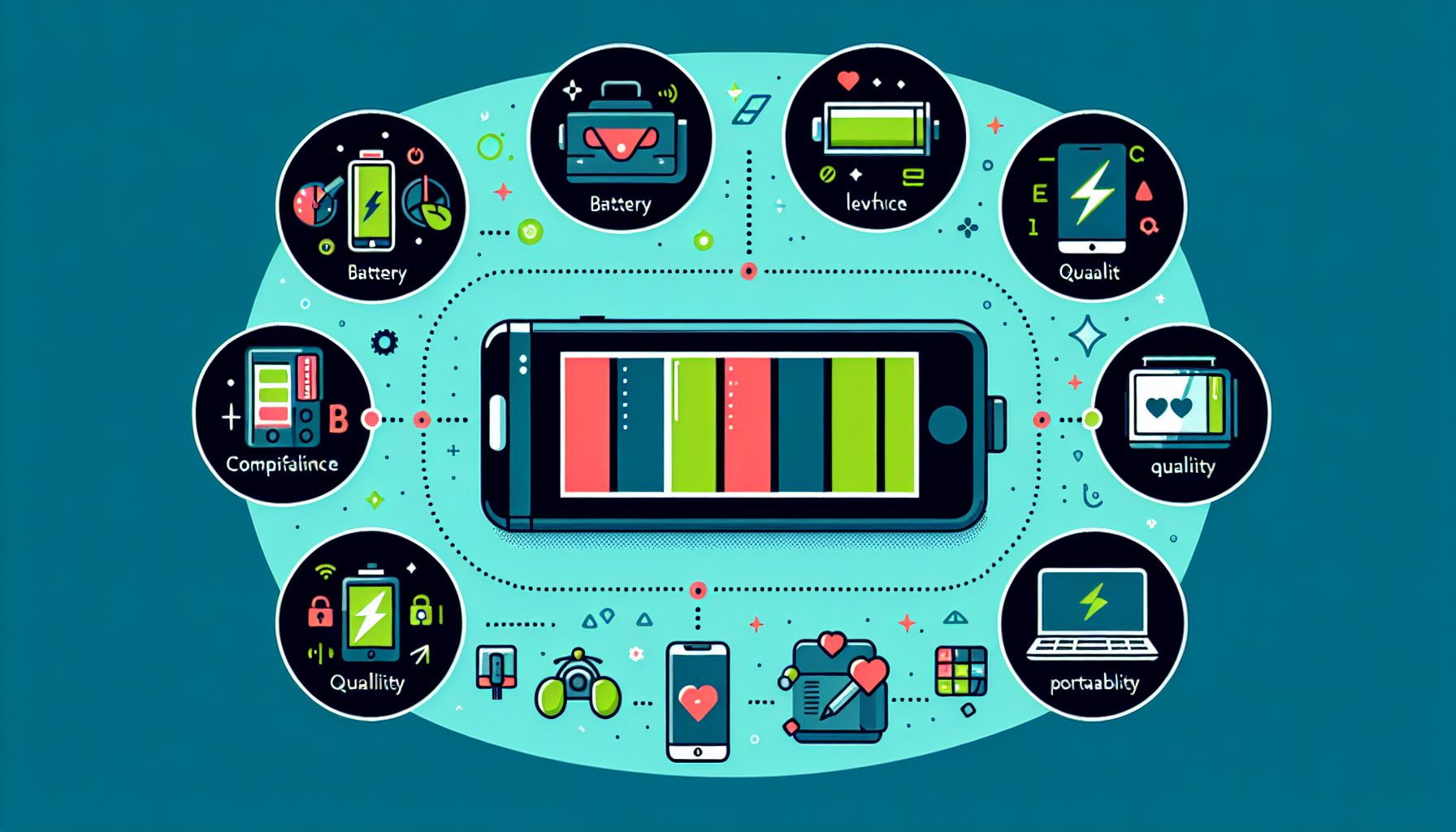 Afbeelding van een accu-mobiel